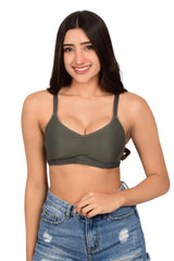 Bare Dezire Seamless Padded Wirefree T Shirt Bra for Women