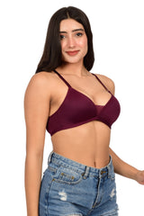 Bare Dezire Seamless Padded Wirefree T-Shirt Bra for Women