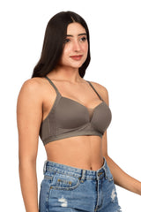 Bare Dezire Lightly Padded Seamless T-shirt Bra for Women