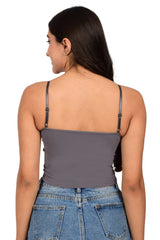 Bare Dezire Lightly Padded Polyamide Cami Top For Women