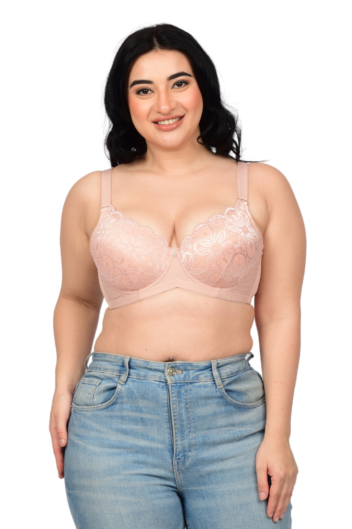 Bare Dezire Demi Cup Underwired Padded Plus Size Comfortable Bra for women