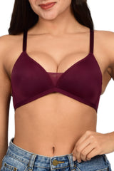 Bare Dezire Seamless Padded Wirefree T-Shirt Bra for Women