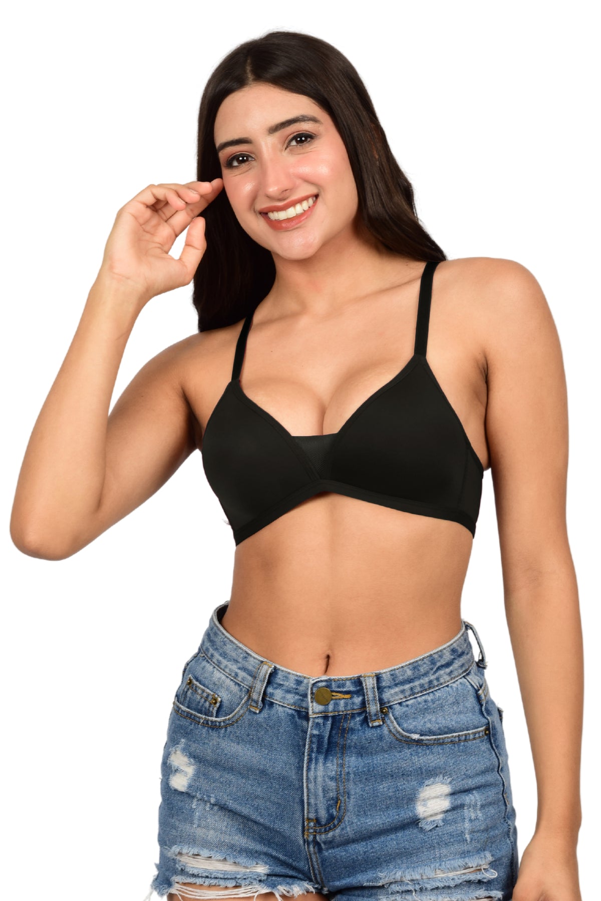 Bare Dezire Seamless Padded Wirefree T-Shirt Bra for Women