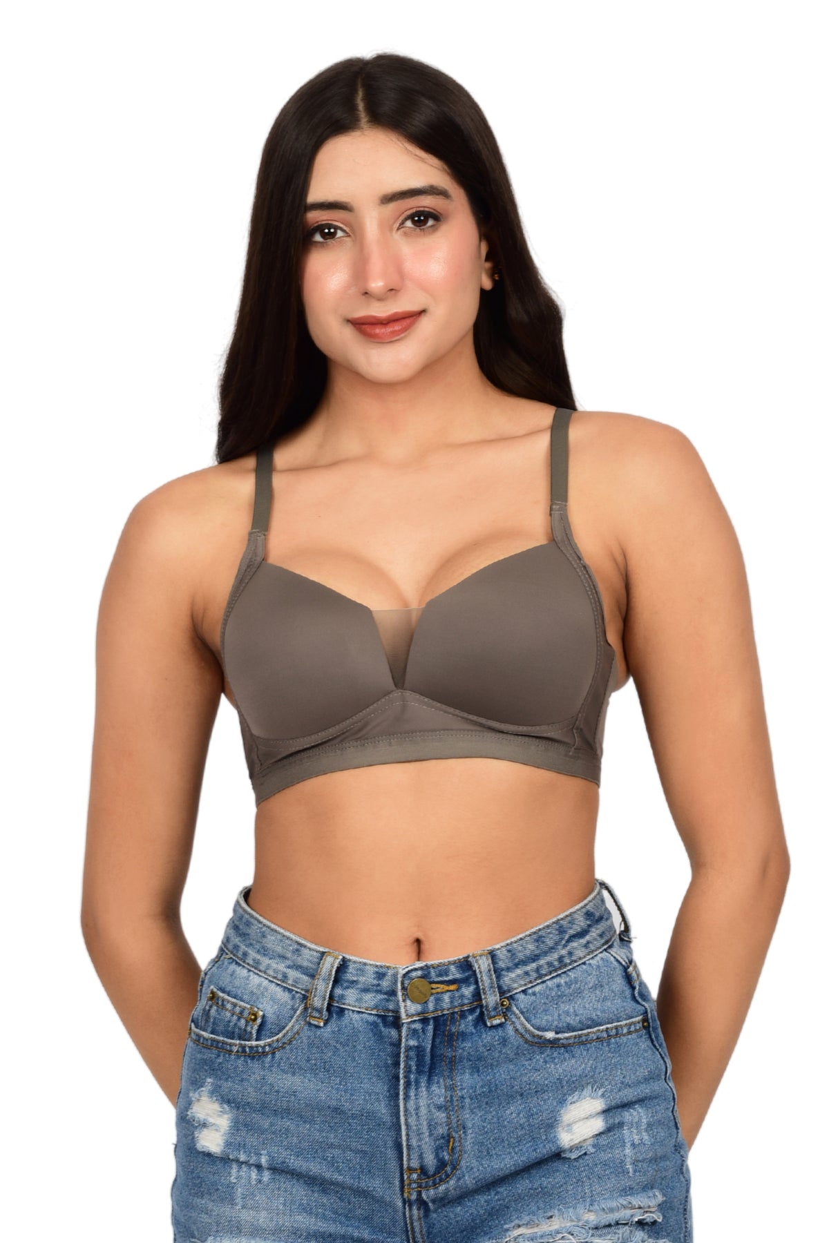 Bare Dezire Lightly Padded Seamless T-shirt Bra for Women