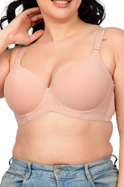 Bare Dezire Demi Cup Comfortable Seamless Plus Size Padded Bra for Women