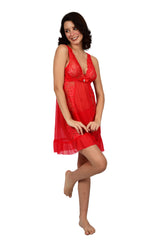 Bare Dezire Knee Length Comfortable Nightwear For Women