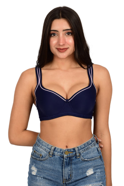 Bare Dezire Seamless wired Pushup Bra With Adjustable Strap for Women
