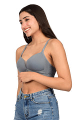 Bare Dezire Lightly Padded Seamless T-shirt Bra for Women