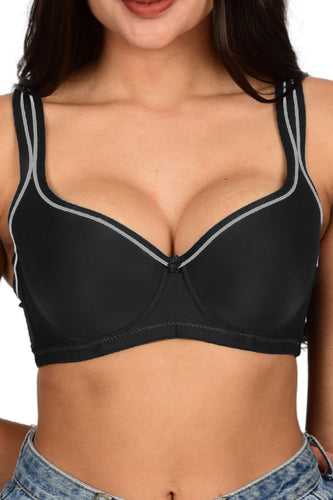 Bare Dezire Seamless wired Pushup Bra With Adjustable Strap for Women