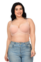 Bare Dezire Demi Cup Comfortable Seamless Plus Size Padded Bra for Women