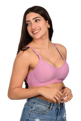 Bare Dezire Seamless Padded Wirefree T Shirt Bra for Women