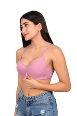 Bare Dezire Padded Non Wired Full Coverage T-Shirt Bra for Women