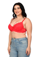 Bare Dezire Demi Cup Underwired Comfortable T-Shirt Padded Bra for Women