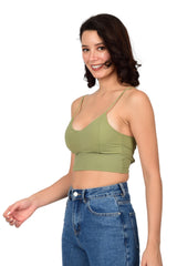 Bare Dezire Lightly Padded Non Wired Full Coverage Cami Top For Women