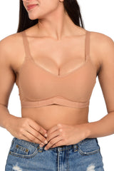 Bare Dezire Seamless Padded Wirefree T Shirt Bra for Women