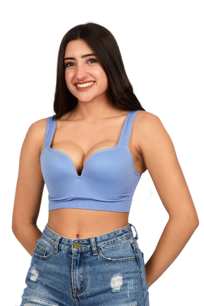 Bare Dezire Seamless Wirefree Padded Bralette for Women