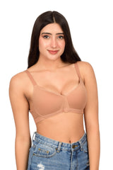 Bare Dezire Padded Non Wired Full Coverage T-Shirt Bra for Women