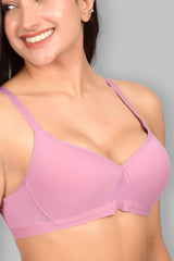 Bare Dezire Padded Non Wired Full Coverage T-Shirt Bra for Women