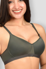 Bare Dezire Padded Non Wired Full Coverage T-Shirt Bra for Women