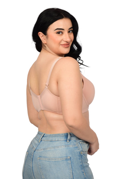 Bare Dezire Demi Cup Comfortable Seamless Plus Size Padded Bra for Women