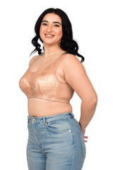 Bare Dezire Full Coverage Bralette Plus Size Padded Lace Bra for Women