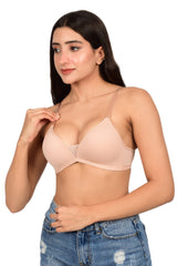 Bare Dezire Seamless Padded Wirefree T-Shirt Bra for Women