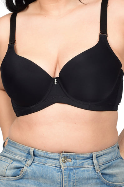 Bare Dezire Demi Cup Comfortable Seamless Plus Size Padded Bra for Women