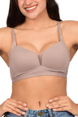 Bare Dezire Lightly Padded Seamless T-shirt Bra for Women