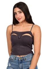 Bare Dezire Lightly Padded Slip On Cami Top for Women