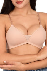 Bare Dezire Seamless Padded Wirefree T-Shirt Bra for Women