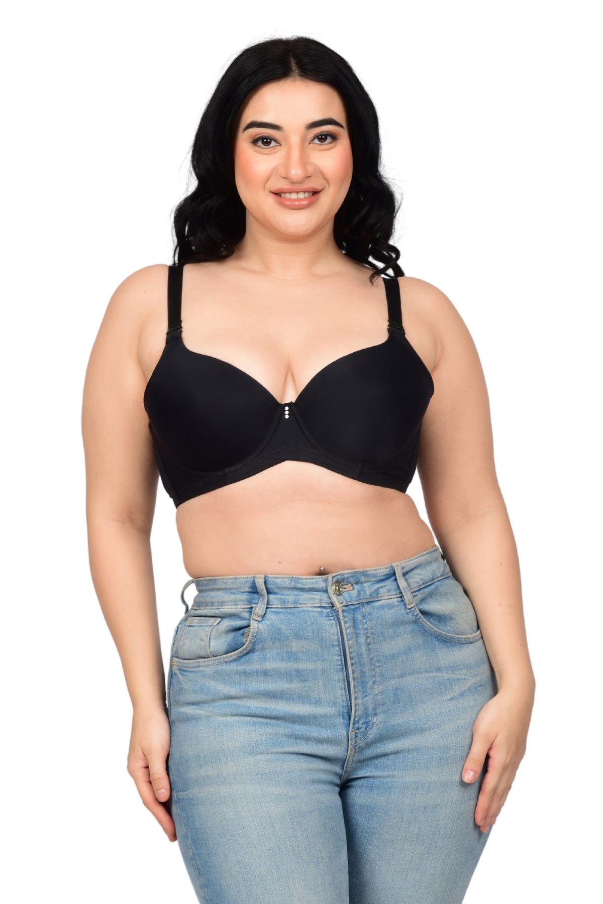 Bare Dezire Demi Cup Comfortable Seamless Plus Size Padded Bra for Women