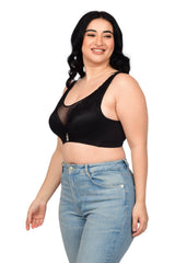 Bare Dezire Full Coverage Bralette Plus Size Padded Lace Bra for Women