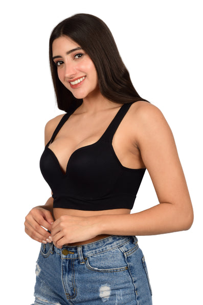 Bare Dezire Seamless Wirefree Padded Bralette for Women