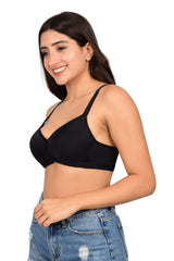 Bare Dezire Padded Non Wired Full Coverage T-Shirt Bra for Women