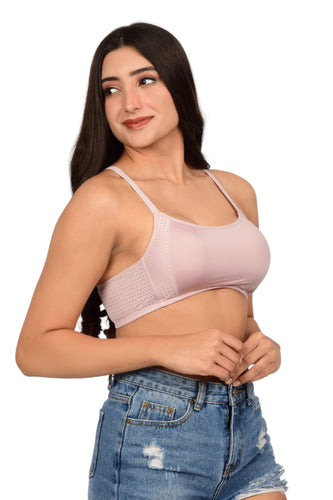 Bare Dezire Seamless Lightly Padded Sports bra for Women