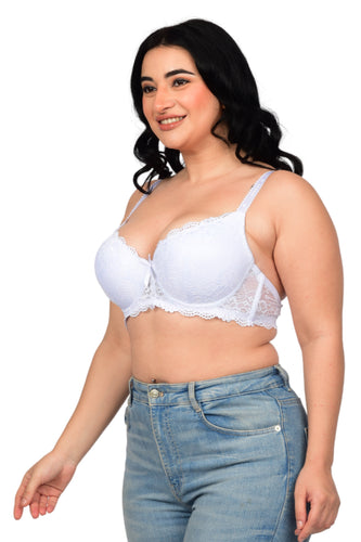 Bare Dezire Demi Cup Underwired Comfortable T-Shirt Padded Bra for Women