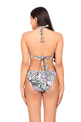 Bare Dezire Animal Printed Two Piece Bikini Swimsuit Set For Women