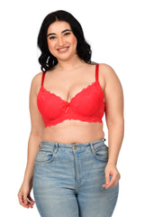 Bare Dezire Demi Cup Underwired Comfortable T-Shirt Padded Bra for Women