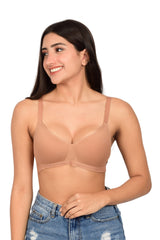 Bare Dezire Padded Non Wired Full Coverage T-Shirt Bra for Women