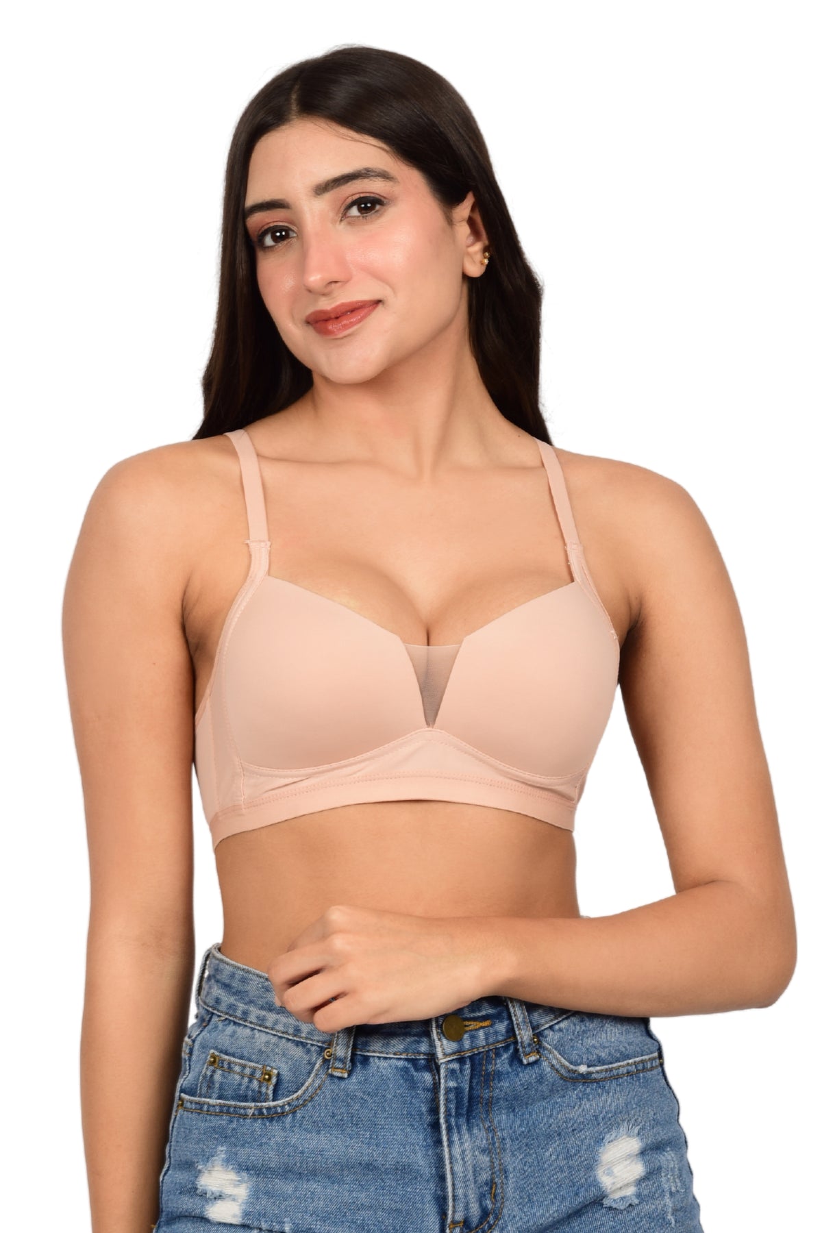 Bare Dezire Lightly Padded Seamless T-shirt Bra for Women