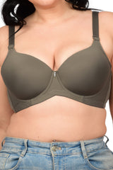 Bare Dezire Demi Cup Comfortable Seamless Plus Size Padded Bra for Women