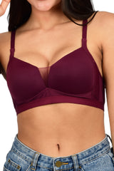 Bare Dezire Lightly Padded Seamless T-shirt Bra for Women