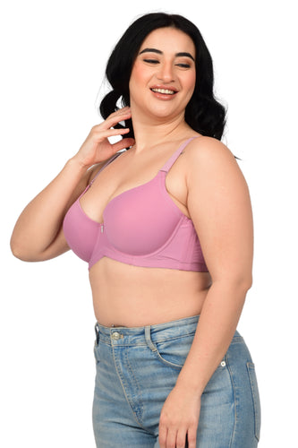 Bare Dezire Demi Cup Comfortable Seamless Plus Size Padded Bra for Women