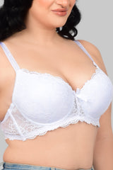 Bare Dezire Demi Cup Underwired Comfortable T-Shirt Padded Bra for Women