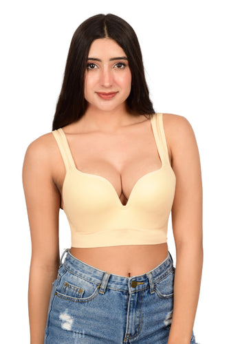 Bare Dezire Seamless Wirefree Padded Bralette for Women