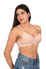 Bare Dezire Padded Non Wired Full Coverage T-Shirt Bra for Women