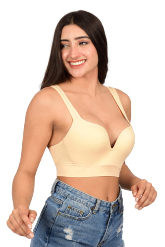 Bare Dezire Seamless Wirefree Padded Bralette for Women