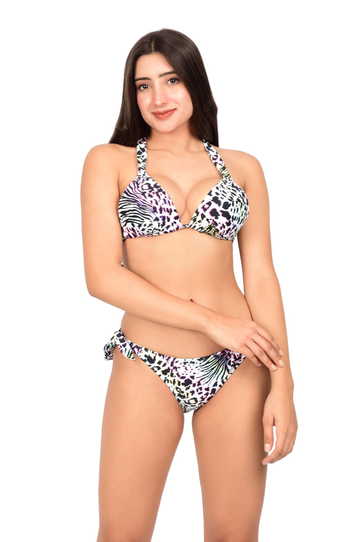 Bare Dezire Animal Printed Two Piece Bikini Swimsuit Set For Women