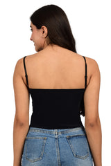 Bare Dezire Lightly Padded Polyamide Cami Top For Women