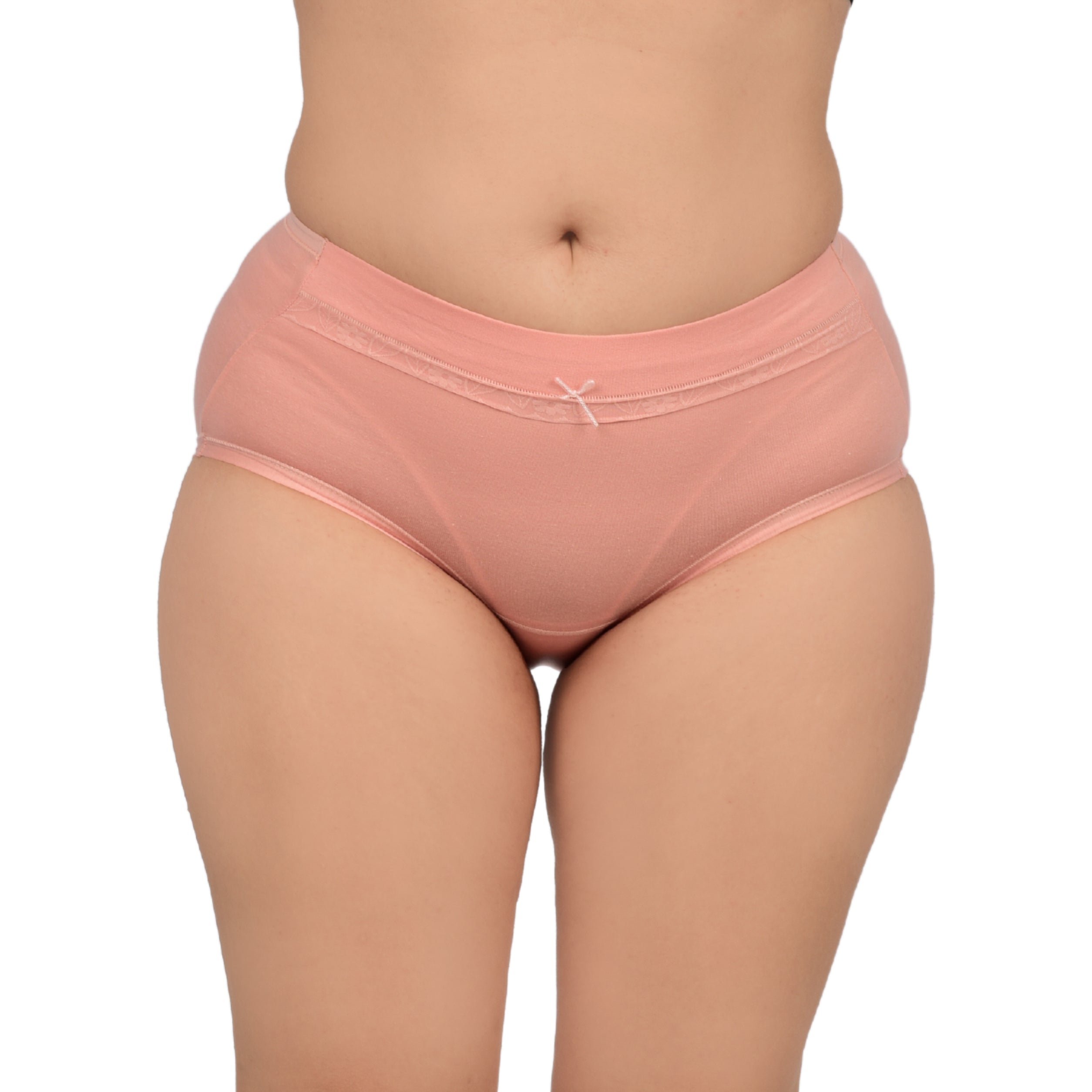 Bare Dezire Solid High Waist Panty For Women PINK - Bare Dezire